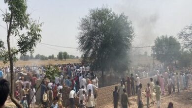 Photo of राजस्थान : घर की छत पर गिरा फाइटर जेट, 3 महिलाओं की मौत
