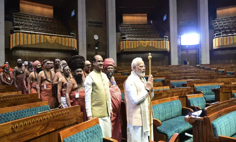 Prime Minister Narendra Modi inaugurated India's new parliament building