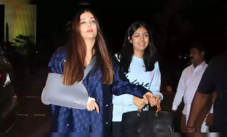 Aishwarya Bachhan Injured: 'Injured' Aishwarya Rai Bachchan boarded the Cannes flight with daughter Aradhya, see photos