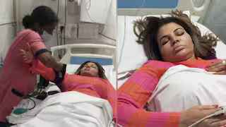 Rakhi Sawant Hospitalised: Rakhi Sawant reached hospital after heart related disease? pictures viral