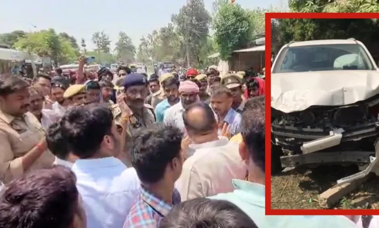 Gonda Accident: Two children died, one injured in the convoy of BJP candidate Brijbhushan Sharan Singh's son.