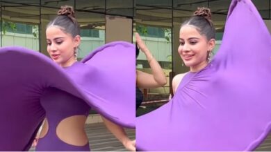 Urfi Javed Look: Urfi Javed spread the magic wearing hula hoop dress, fans started saying - 'Iska To Roz Hi Met Gala Chalta Hai'