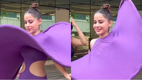 Urfi Javed Look: Urfi Javed spread the magic wearing hula hoop dress, fans started saying - 'Iska To Roz Hi Met Gala Chalta Hai'