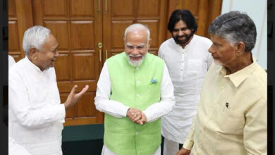 Photo of Narendra Modi at NDA meeting: NDA बैठक में नीतीश कुमार ने नरेंद्र मोदी को कहा ‘जल्दी कीजिए’