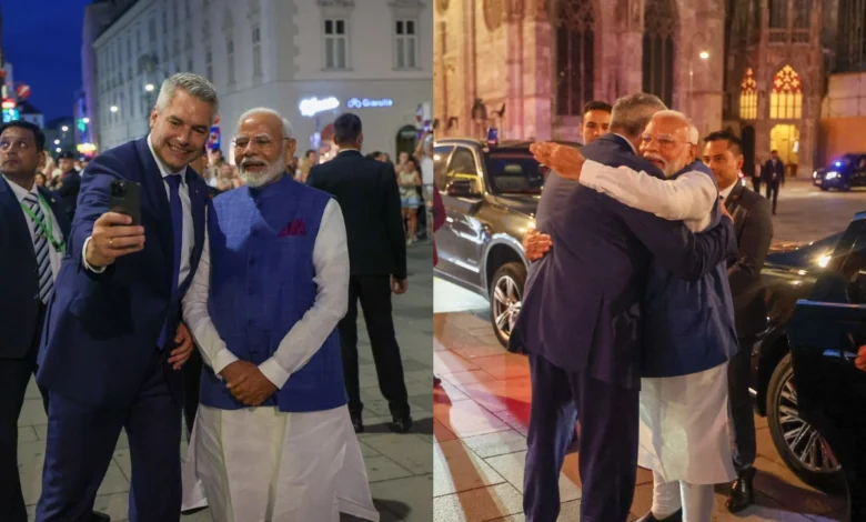 PM Modi Shares Selfie: Prime Minister Narendra Modi reached Austria after completing another historic visit to Russia, shared selfie