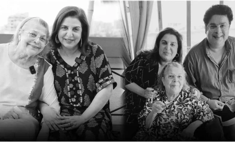 Farah Khan's Mother Dies: Choreographer Farah Khan's mother dies at the age of 79, her birthday was celebrated just two weeks ago