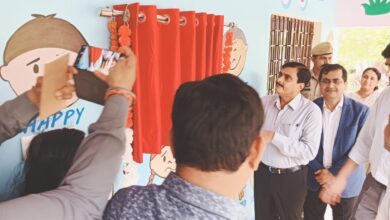 Gaziabad News: DM and CDO inaugurated Anganwadi Center Morti, Block Rajapur