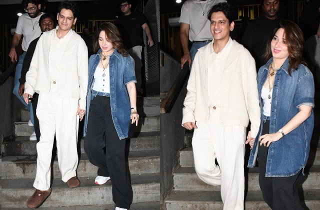 Tamannah Bhatia dinner date in Stylish looks: Tamannaah Bhatia and Vijay Verma enjoyed dinner date, stunned everyone with their stylish looks