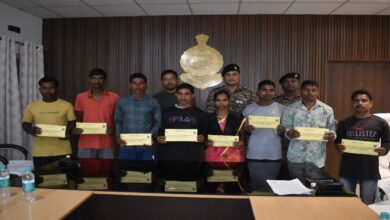 Raipur: Eight rewarded Naxalites surrendered