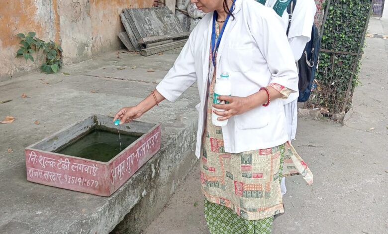 Jaipur: Health workers are making the public aware in the Swasthya Dal Aapke Dwar campaign