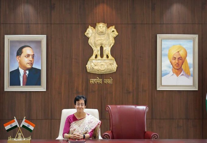 New Delhi: Atishi took over as Delhi Chief Minister, sat on the second chair