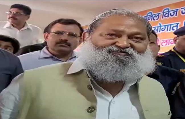 Punjab: Whatever responsibility the party gives will be accepted, Anil Vij said- I will be happy even if a peon is posted at the gate