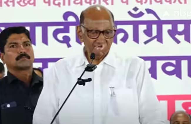 Mumbai: Sharad Pawar hints at retirement from parliamentary politics