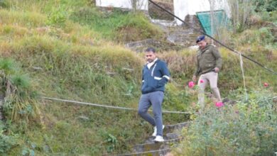 Rudraprayag: District Election Officer inspected the booth, appealed to the voters to vote