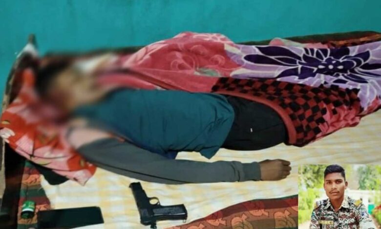 Raipur: Bastar Fighter soldier commits suicide by shooting himself in Kondagaon