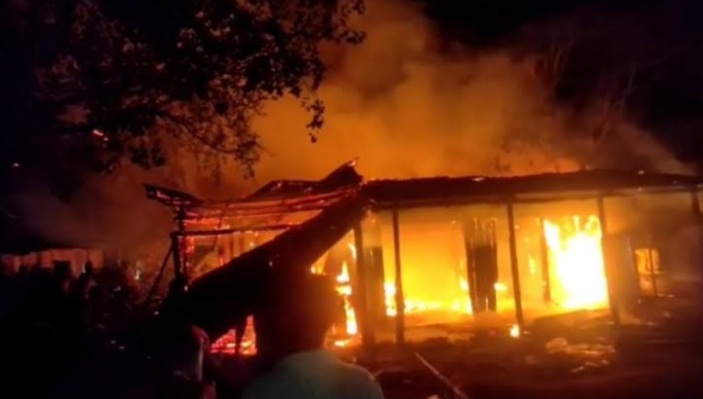 Assam: Seven shops burnt to ashes in a massive fire