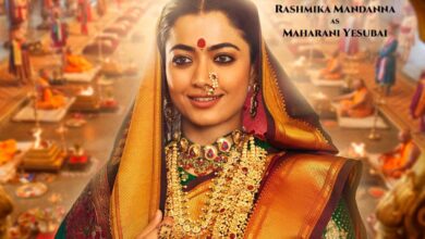 Rashmika's first look revealed: Rashmika Mandanna's first look from the film 'Chhava' revealed