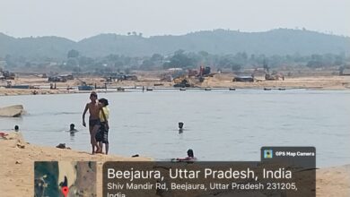 Sonbhadra: Records of illegal mining in Son river are being broken, officials remain mute spectators