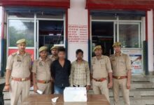 Big disclosure by Pratapgarh police: Two vicious accused of robbery arrested, illegal arms and looted goods recovered