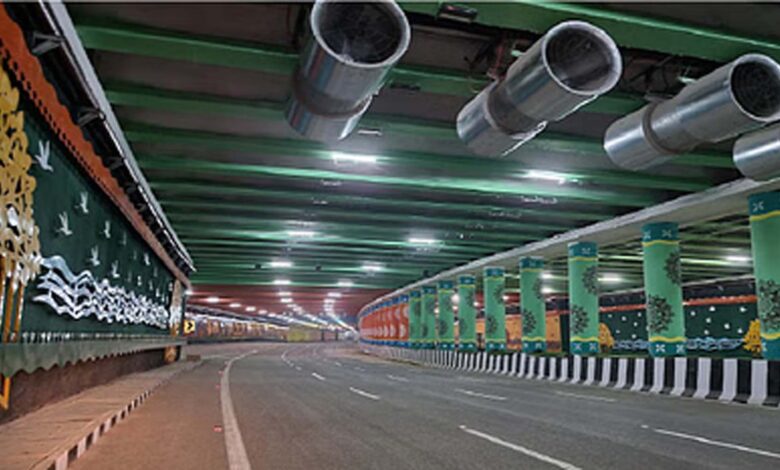 Gurugram: The way to the airport from Haryana becomes easier, trial run of the tunnel on Dwarka Expressway started