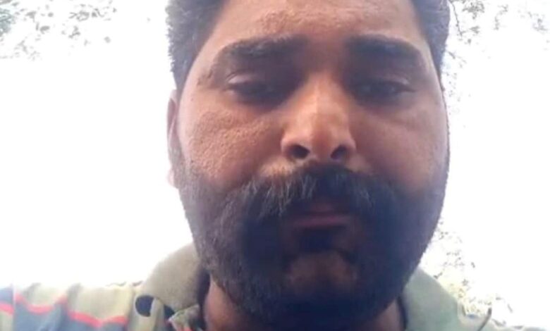 Fatehabad: Young man attempted suicide by making a video, police took him to hospital