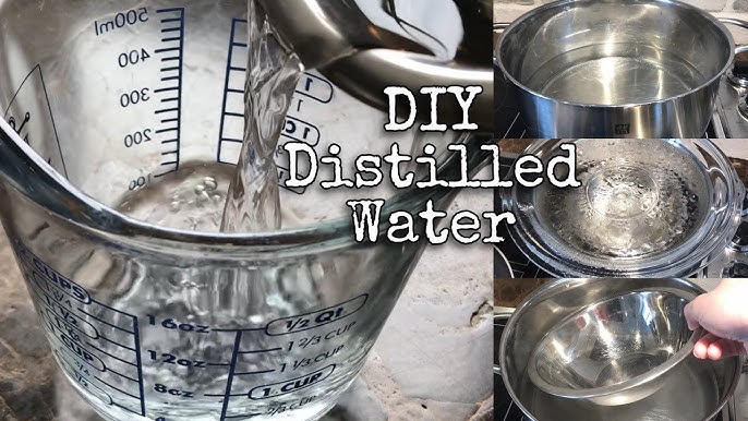 Make distilled water at home: Make distilled water at home in an emergency, an easy way to get free inverter battery!