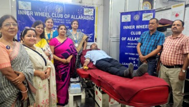 Prayagraj: Inner Wheel Club of Allahabad organized a blood donation camp