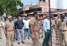 Pratapgarh news: DM and SP inspected Sheikhpur Aashiq under Kunda area in view of Moharram and law and order