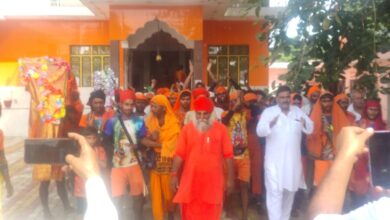 Peelibheet news: Echo of devotion in the month of Shravan, a huge crowd of Kanwariyas gathered at Shri Param Akriya Dham