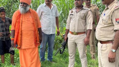 Peelibheet news: Terror due to tiger movement in Karnapur village, MLA Swami Prakshanand took charge