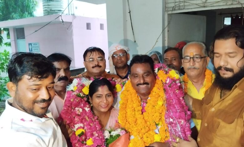 Naini news: Rakesh Jaiswal became the chairman of Municipal Corporation Zone 5 Room Committee