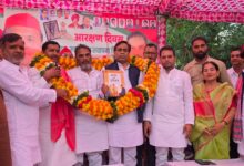 Constitution-Manastham Foundation Day: MLA roared loudly on the establishment of Constitution-Manastham in Belha