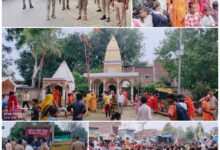 Pratapgarh news: A huge crowd of Shiva devotees gathered at Bihareshwarnath Dham, Jalabhishek took place on Nag Panchami