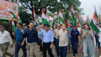 Sonbhadra news: A grand tricolor yatra was taken out in Sonbhadra under the leadership of the District Magistrate