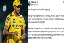 Ravichandran Ashwin retires: Veteran spinner Ravichandran Ashwin retires from IPL