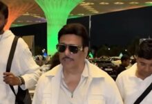 Govinda divorce rumour: Amidst divorce speculations, Govinda was seen at the airport, gave a flying kiss to fans