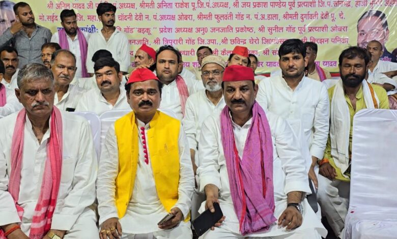 Sonbhadra news: Central and state government are treating tribal society step-motherly: Shyamlal Pal