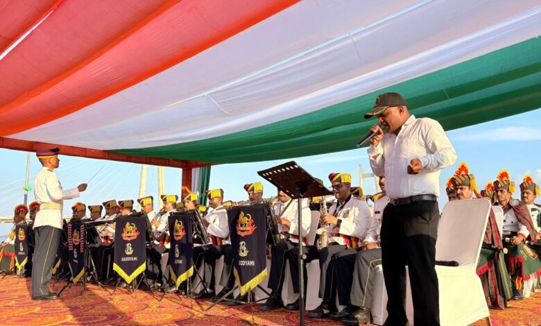 prayagraj-news-grand-celebration-of-independence-day-with-military-band-concert-at-boat-club-prayagraj-located-on-sangam-coast