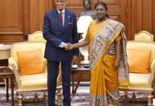 New Delhi: Mauritius Prime Minister meets President Murmu, concludes his India visit