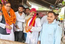 Pratapgarh news: Belha MLA Dr RK Verma receives a grand welcome