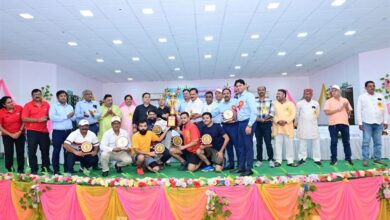 Singhrauli news: Inter-regional table tennis competition year 2025-26 concluded in Amalori project