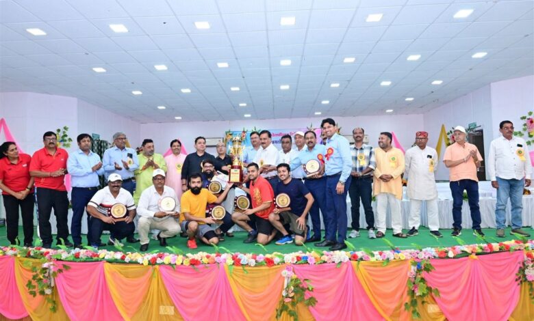 Singhrauli news: Inter-regional table tennis competition year 2025-26 concluded in Amalori project