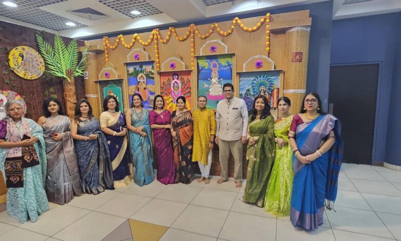 New Delhi: Durga Puja is celebrated with great enthusiasm across the world, with NRIs participating enthusiastically.