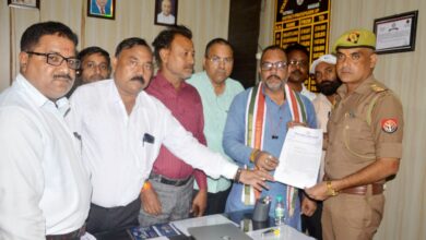 Pratapgarh news: Congress protests in the case of threat to Rahul Gandhi, demands FIR in Pratapgarh