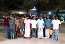 New Delhi: 15 Indian fishermen imprisoned in Sri Lanka return home