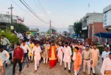 Peelibheet: A grand procession was taken out in Puranpur on the occasion of Maharishi Valmiki Swami Ji's appearance festival.