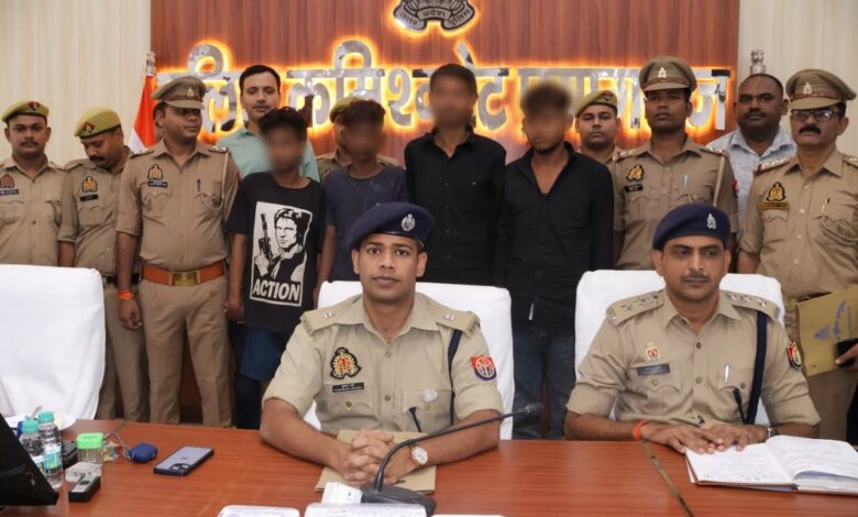 Prayagraj: Four accused arrested for committing crimes to fulfill girlfriend's demands