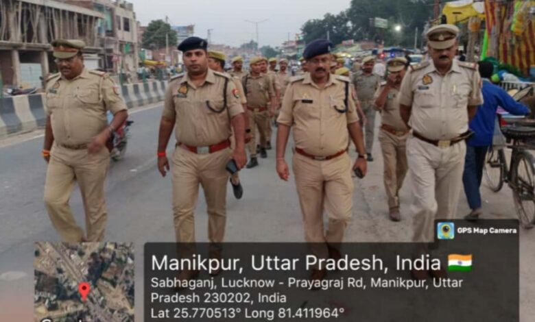 Pratapgarh: Pratapgarh police on high alert for Diwali festival, ASP(W) conducted foot patrol and inspected security arrangements.