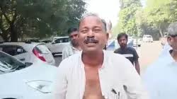 Bihar Election: RJD leader tears his kurta outside Rabri's residence, breaks down in tears