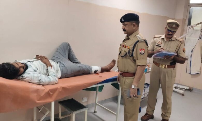 Operation Langda: Police take major action against cattle smuggling in Sonbhadra, one smuggler injured, three absconding